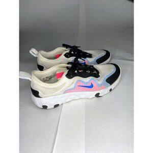 Nike Renew Lucent Big Kids Running Shoes White Pink Black CD6906-101 Size 6.5Y